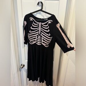 Unique Vintage Skeleton Dress